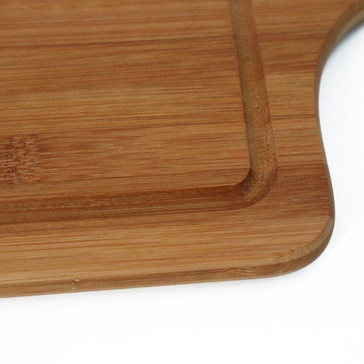 Acacia Wood Bamboo Butcher Block Juice Groove Cutting Board With Handles
