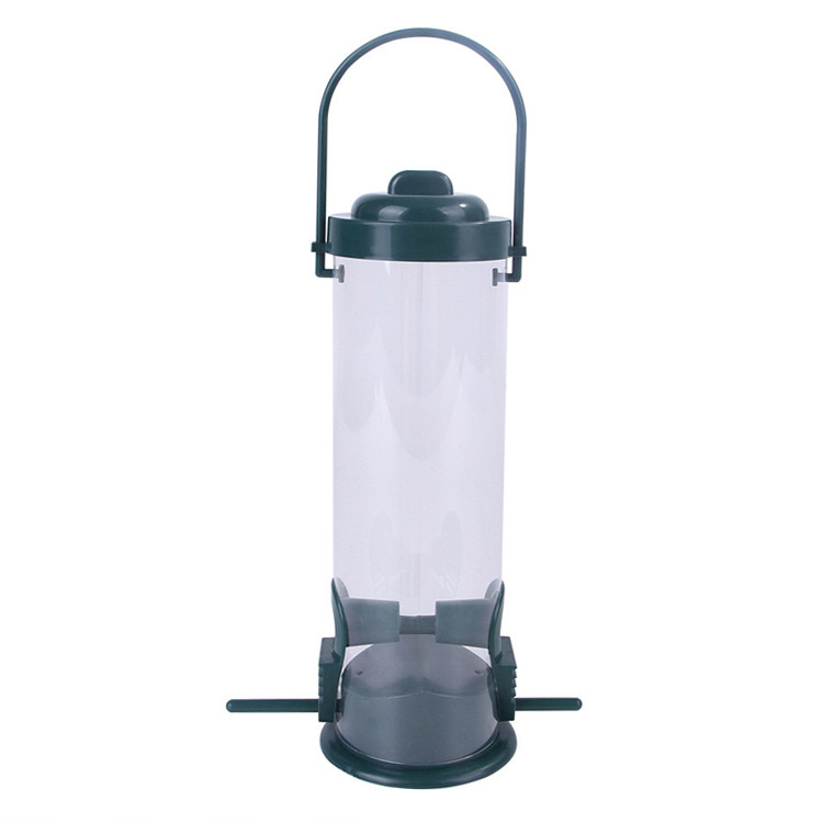 Small Animals Plastic Balcony Hanging Bird Feeder 7.6*23.5cm