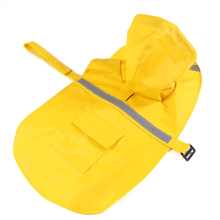 XS-XL Waterproof Pets Wearing Clothes Poly Dog Rain Jacket