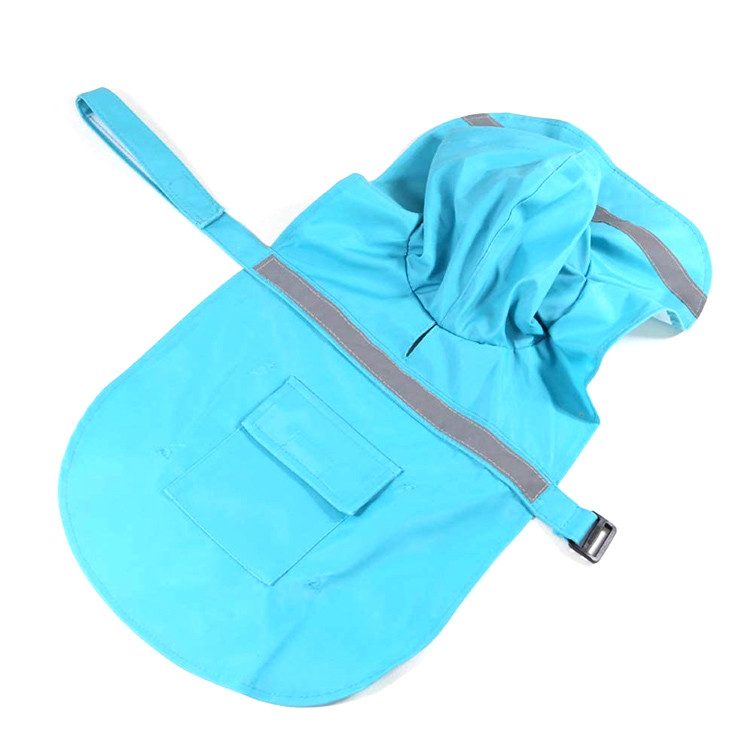 XS-XL Waterproof Pets Wearing Clothes Poly Dog Rain Jacket