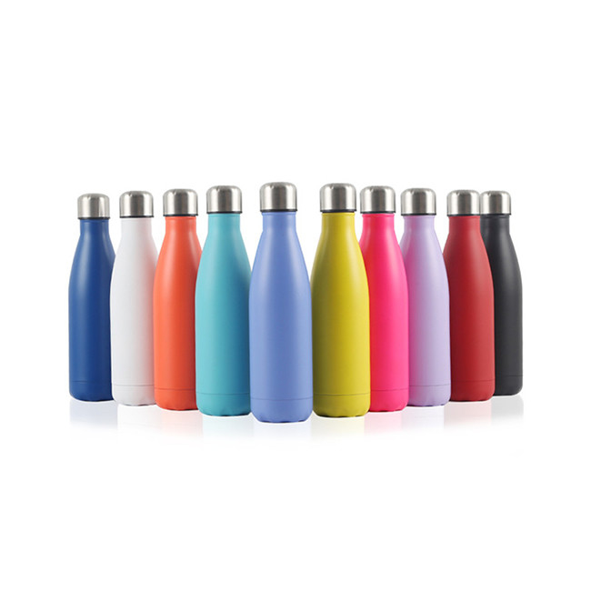 304 Stainless Steel Thermos Cup Cola Shaped Water Bottle 350ml 500ml 750ml