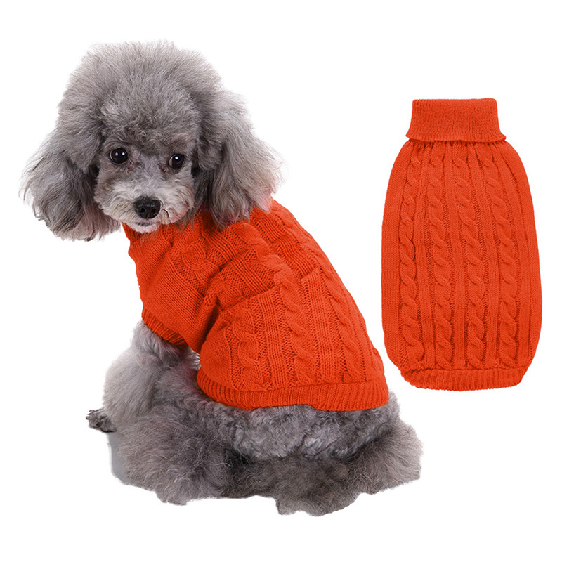 100% Acrylic Pets Wearing Clothes Medium Dog Sweaters 20lb