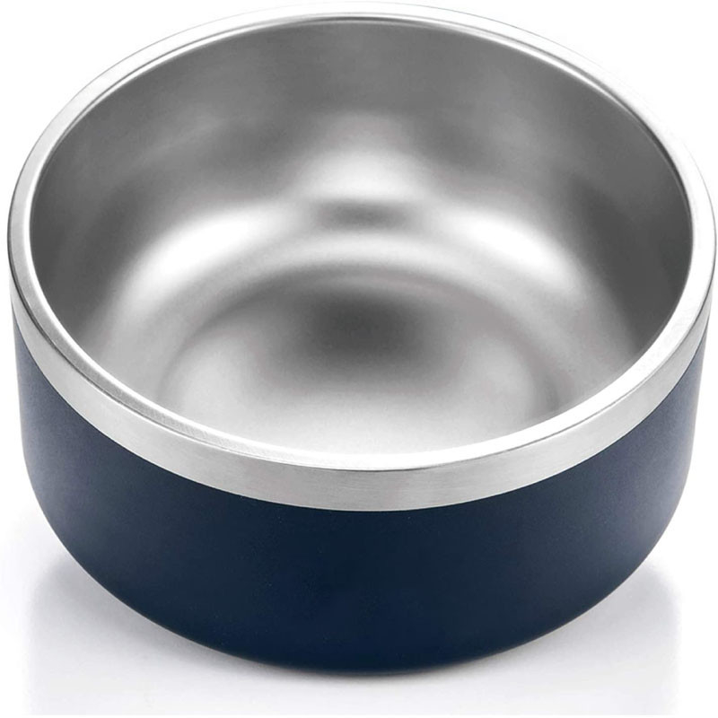 42oz 64oz Personalised Pet Accessories Stainless Steel Pet Feeder Bowl