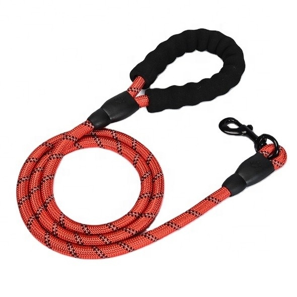 4mm 5mm Personalised Pet Accessories Walking Nylon Rope Dog Lead 1.2m 1.5m 2m