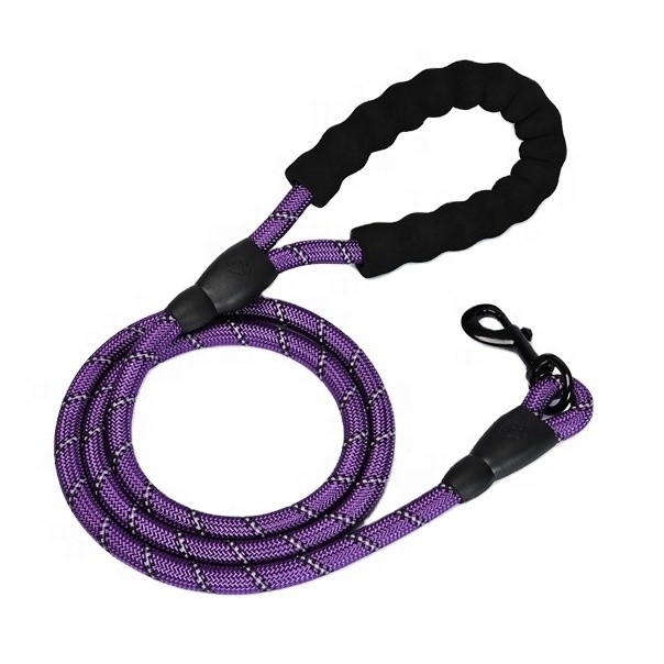 4mm 5mm Personalised Pet Accessories Walking Nylon Rope Dog Lead 1.2m 1.5m 2m