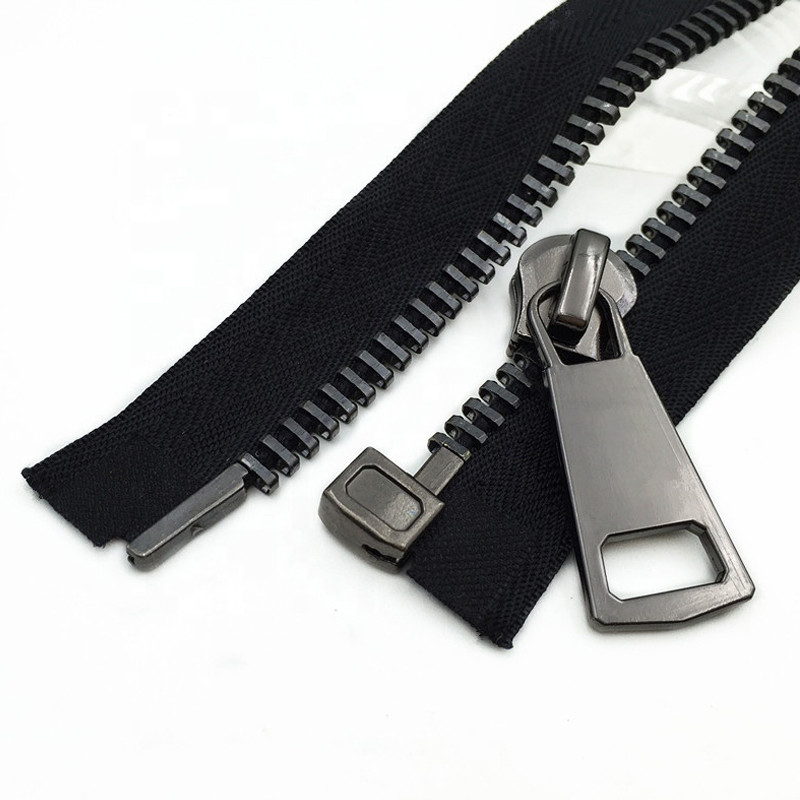 DIY Hobbyists Garments And Accessories Metal Separating Silver Zipper OEM ODM
