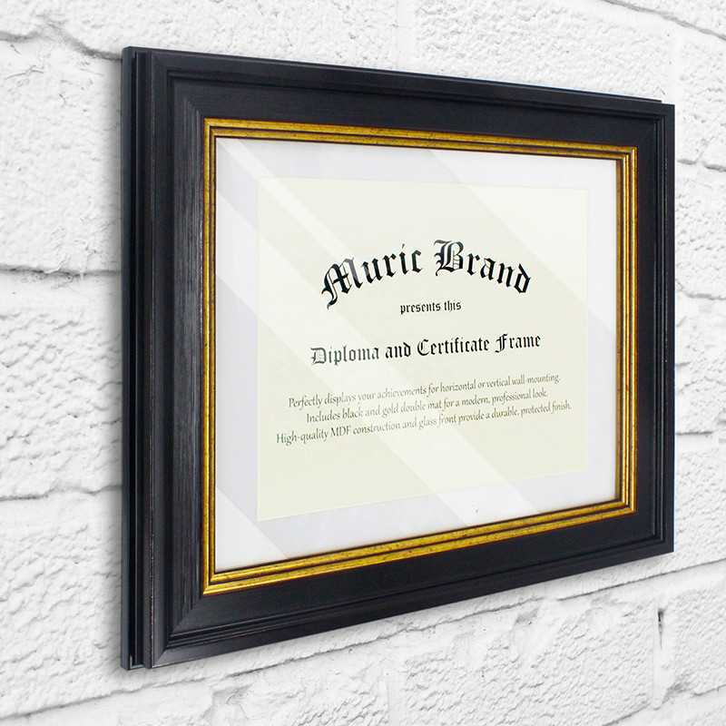 Wall Mount Rectangle Resin Diploma Certificate Picture Frame 14x11''