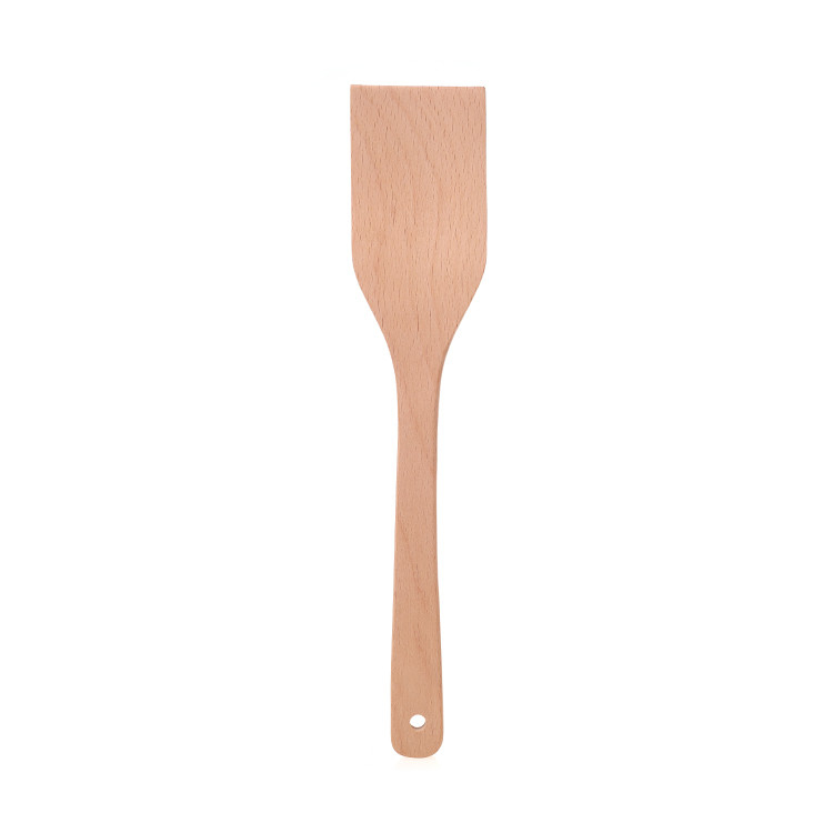 Nonstick Beech Wooden Handle Kitchen Pot Shovel Pot Spatulas