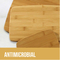 Reversible Surface 14 X 11 X 0.8 Inches Bamboo Cutting Board Set Of 3