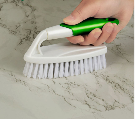 Household 17x14.5x6cm Plastic Cloth Washing Brush With Handle