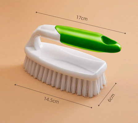 Household 17x14.5x6cm Plastic Cloth Washing Brush With Handle