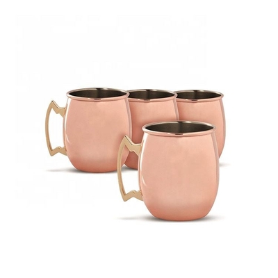 Coffee Beer Sustainable Stainless Steel Moscow Mule Mugs 9 X10cm