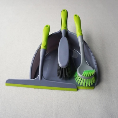 TPR 3 In 1 Kitchen Cleaning Brush Set Dustpan