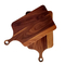 Square Olive Wood Chopping Board For Farmhouse Kitchen Restaurant