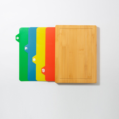 Set 4 Cheese Chopping Board Food Safety Plastic Cutting Board 4 In 1