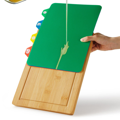 Set 4 Cheese Chopping Board Food Safety Plastic Cutting Board 4 In 1