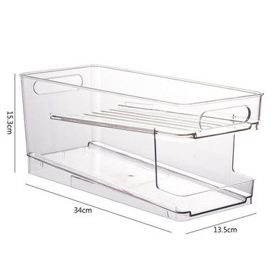 Transparent Pet Refrigerator Drink Holder Stackable