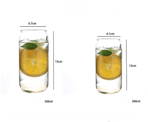 350ml 500ml Glass Drink Tumbler Cup Juice Beer Can Cola