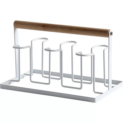 Cutlery / Drain Stainless Steel Storage Racks Metal Inverted Glass Holder Waterproofing