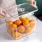 Bpa Free M Size Clear Stackable Bins For Refrigerator Kitchen Vegetable