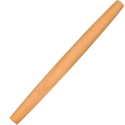 Solid 8&quot; Pizza Dough Roller Kitchen Utensil Baking Tool Beech Wood French Rolling Pin