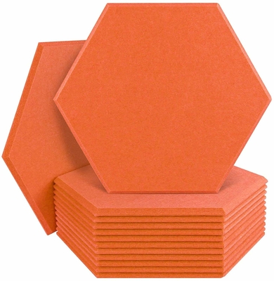 Sound Proofing 9mm Felt Hexagon Acoustic Panels Wall Decorative Pet