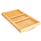 Bed Food Serving Sustainable Bamboo Breakfast Tray Table With Folding Legs
