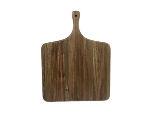 Wholesale Acacia Wood Cutting board Tray with handle pizza cutting board