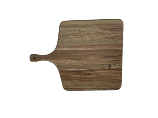 Wholesale Acacia Wood Cutting board Tray with handle pizza cutting board