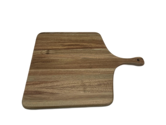 Wholesale Acacia Wood Cutting board Tray with handle pizza cutting board