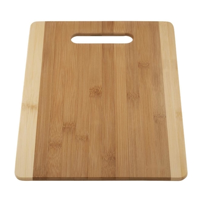 Natural Kitchen 33x24x1.4cm Non Slip Bamboo Cutting Board With Handle