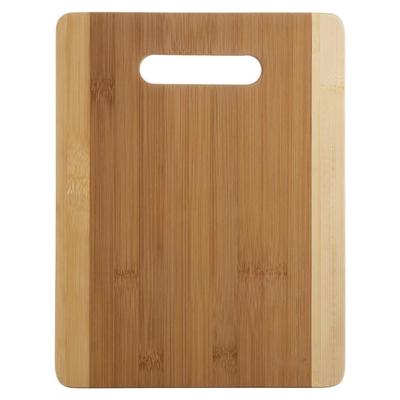 Natural Kitchen 33x24x1.4cm Non Slip Bamboo Cutting Board With Handle