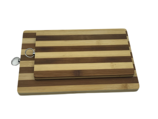 Durable Rectangle Bamboo Cutting Board With Ring