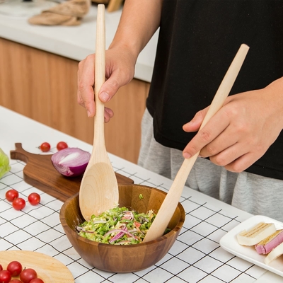 Custom Logo Wooden Spoons Wooden Cooking Spoon Set Wooden Spoon