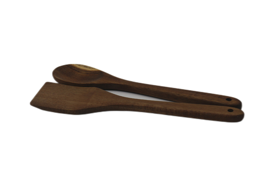 Healthy Acacia Wooden Cooking Spoons Durable Kitchen Serving Spoon for Cooking