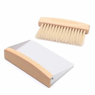 Home Mini dustpan brush set keyboard cleaning brush Wooden cleaning brush