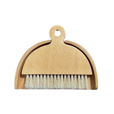 Home Kitchen Cleaning Brush Mini Wood Brush Dustpan Brush Set