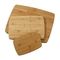 Household Kitchen Bamboo Butcher Block Cutting Board 4 Piece Set