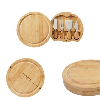 Vegetable Meat Cheese Bamboo Cutting Board Set Classy Design