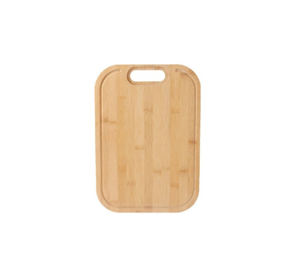 Custom Logo Bamboo Non Slip Cutting Board With Handle And Groove