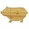 Custom 35x19cm 24 Bamboo Cutting Board Pig Shaped