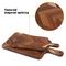 Acacia wood Meat Bread Rectangle cutting board with handle