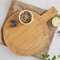 Organic Round Bamboo Cutting Board With Hole And Handle