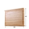 Double Sided Baking 80x50cm Wood Block Cutting Board For Household Use