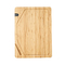 Custom 38x28cm Bamboo Butcher Block Cutting Board With Phone Holder Knife Sharpener