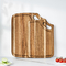 Large Washable Acacia Chopping Block With Juice Groove For Kitchen