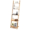 Five Layer Ladder Bamboo Bookshelf Multifunctional Storage Display Rack