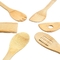 6 Piece Bamboo Kitchen Utensil Set Wood Spatula Spoon For Cooking