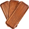 Acacia Solid Wood Serving Tray Rectangular Wooden Serving Platters