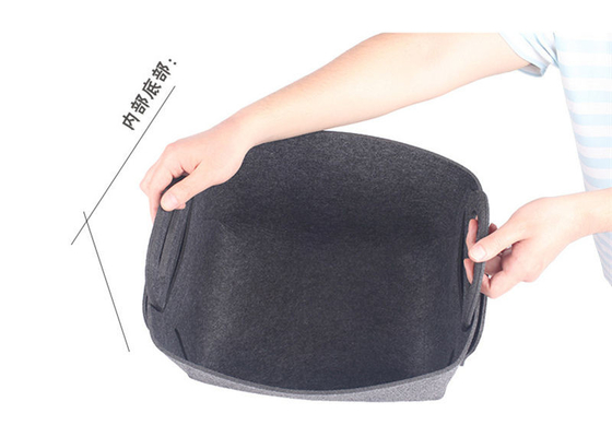 Rectangular 100% Polyester Felt Clothes Storage Containers Opp Bag Packed Customizable Package